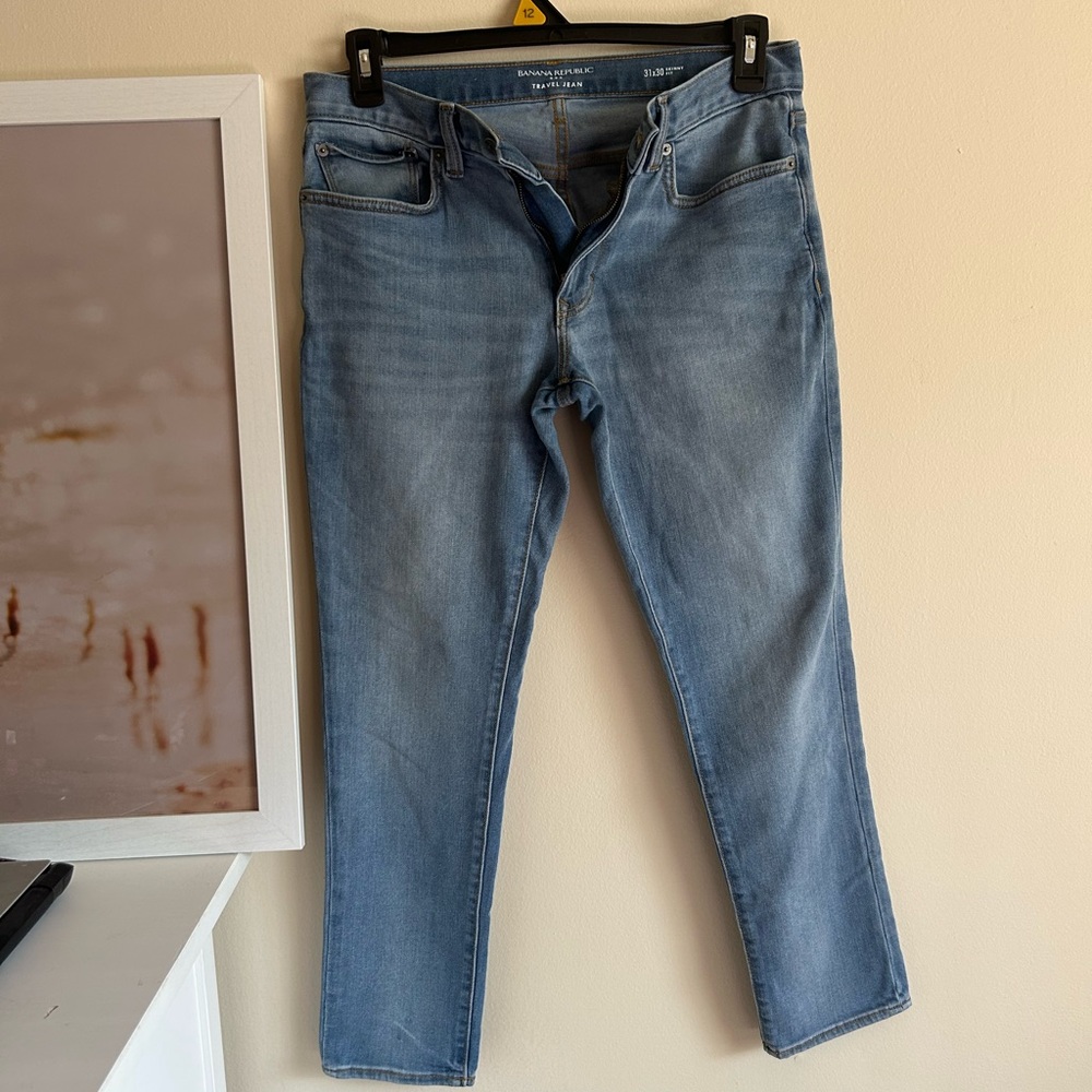 Banana Republic Travel Jean 31X30 Skinny Fit